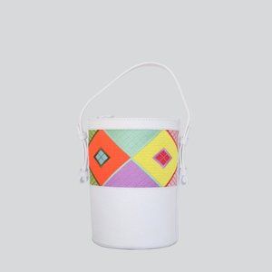 MKLM x Rocky Barnes Nomad Full Grain Leather Bucket Bag - White